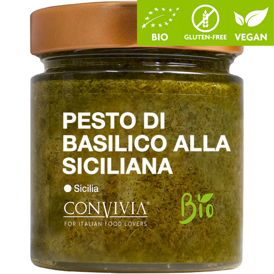 Pesto di Basilico alla Siciliana Biologico
