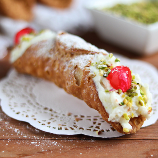 Rote kandierte Kirschen