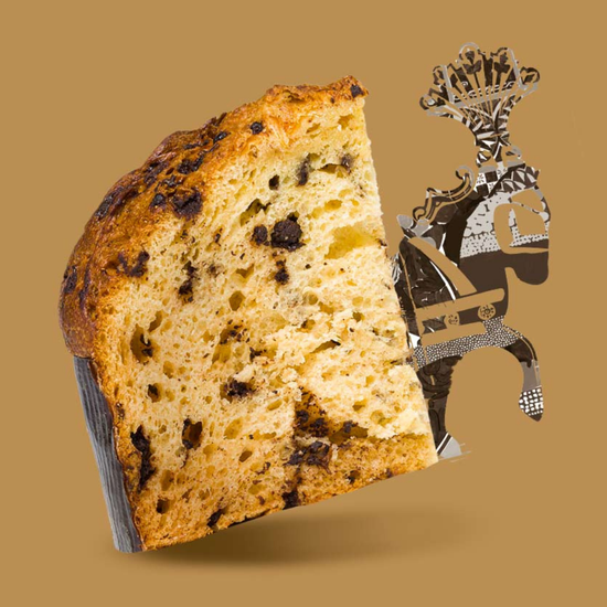 Panettone Sicilien au Chocolat Sans Gluten | Di Stefano
