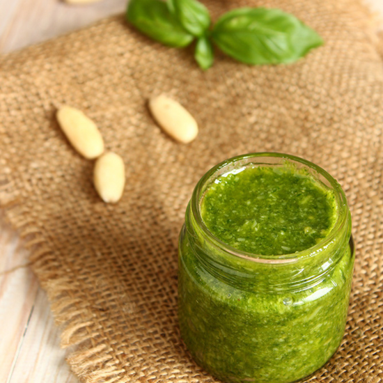 Bio-Sizilianisches Basilikumpesto