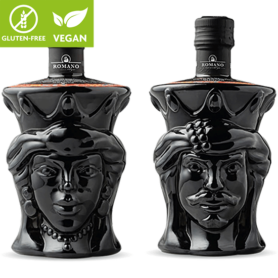 Olio EVO IGP Sicilia Testa di Moro nera lucida - Dolce Vita Shop - Romano - olio extravergine d&