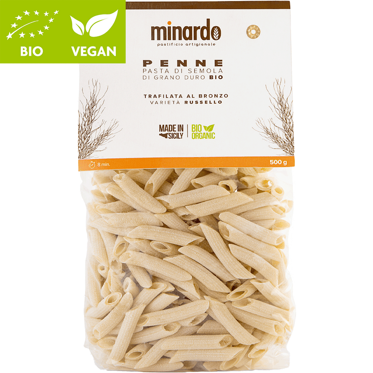 Penne Russello Bio - Dolce Vita Shop - Minardo - Pasta di grano antico