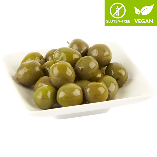 Castelvetranisi: Aperitif green olives in brine