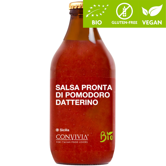 Fertige sizilianische Datterino-Tomatensauce