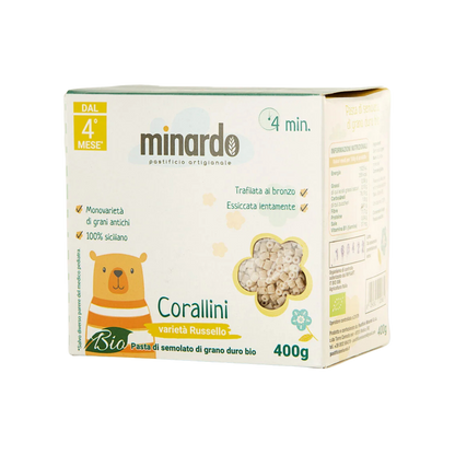 Corallini Russello Bio - Pâtes pour bébés biologiques