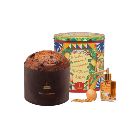 Il Panettone tradizionale con vino perpetuo Vecchio Samperi di Sicilia | Dolce&Gabbana