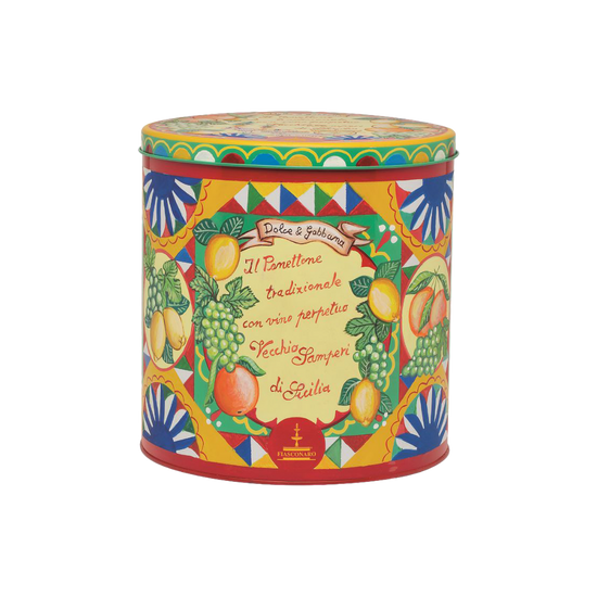 Il Panettone tradizionale con vino perpetuo Vecchio Samperi di Sicilia | Dolce&Gabbana