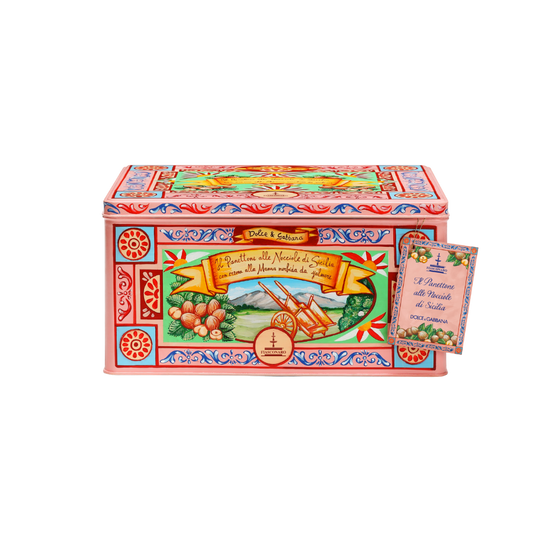 Sicilian Hazelnut Panettone with soft Manna spread | Dolce&Gabbana