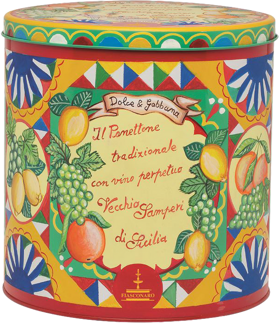 The Traditional Panettone with Perpetual Wine Old Samperi of Sicily | Dolce&Gabbana