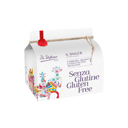 Sicilian Carob, Orange & Chocolate Panettone Gluten Free | Di Stefano