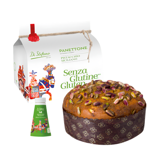 Panettone Pistache Sicilien Sans Gluten | Di Stefano