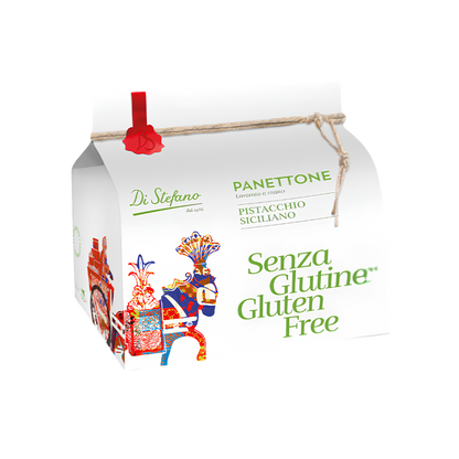 Panettone Pistache Sicilien Sans Gluten | Di Stefano