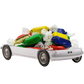 Fiat 500 aus Blech mit sizilianischen Torroncini | Dolce Vita