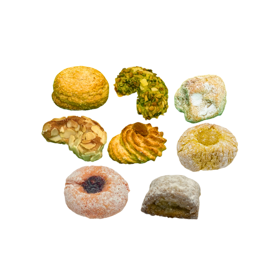 Fiat 500 tin with Sicilian almond pastries | Dolce Vita