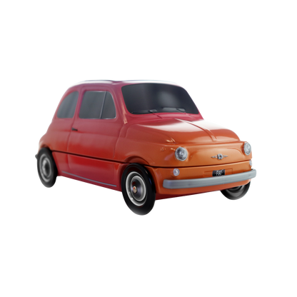 Fiat 500 en boîte de conserve avec des cantucci siciliens | Dolce Vita