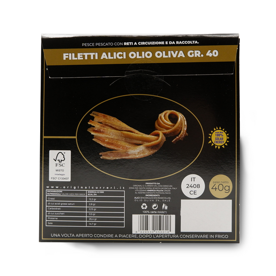 Sicilian anchovy fillets