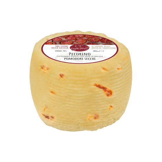 Pecorino-Käse mit getrockneten Tomaten