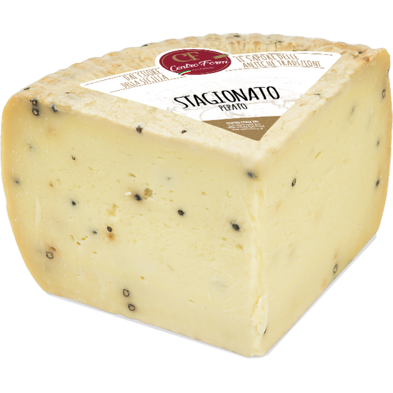 Pipatu : fromage pecorino assaisonné et poivré de Sicile