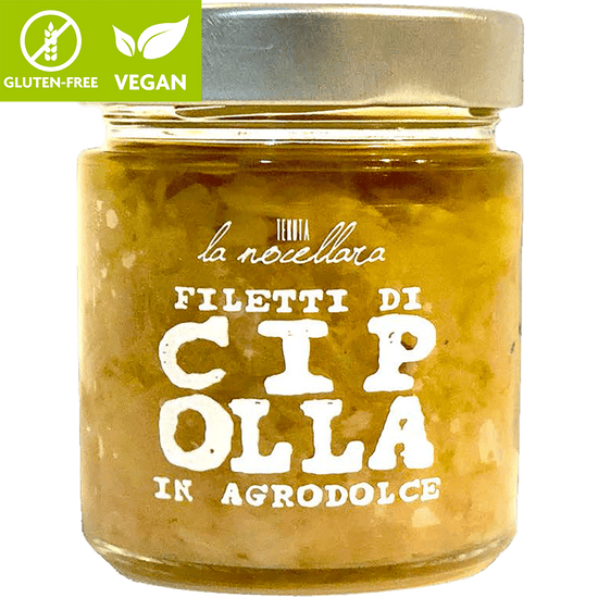 Filetti di cipolla in agrodolce - Dolce Vita Shop - La Nocellara - Antipasto