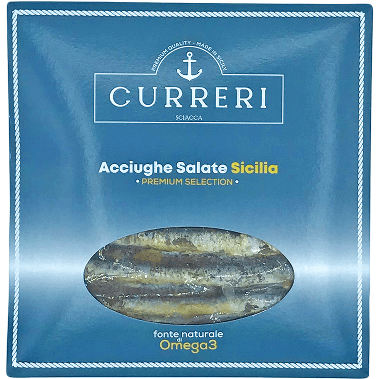 Acciughe salate di Sicilia - Dolce Vita Shop - Curreri - Pesce