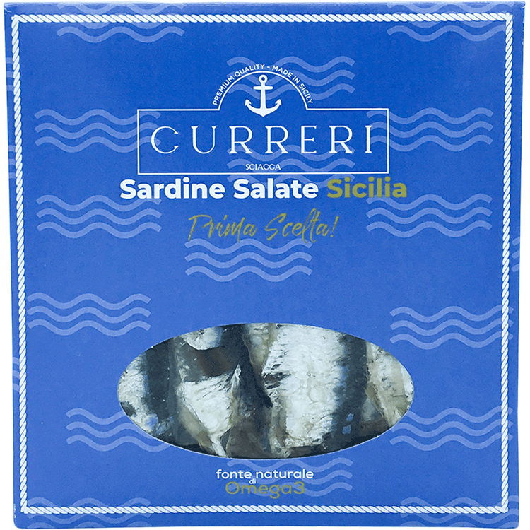 Sardine salate di Sicilia - Dolce Vita Shop - Curreri - Pesce