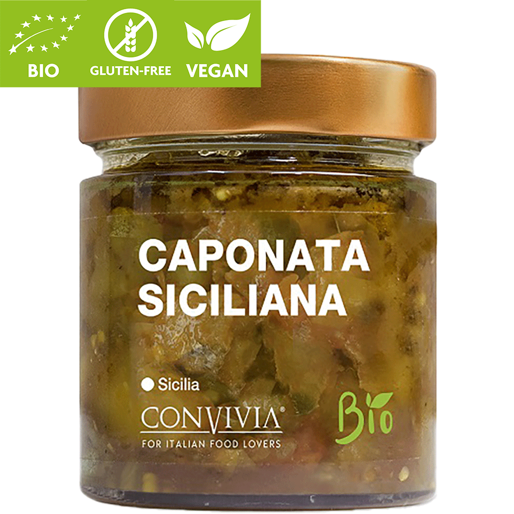 Caponata siciliana Biologica - Dolce Vita Shop - Convivia - Antipasto