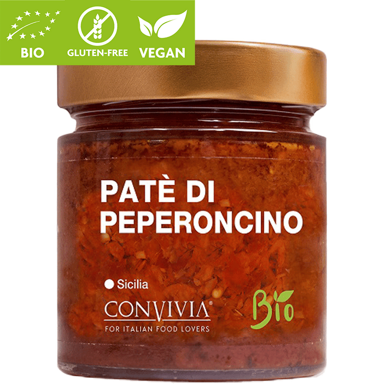 Patè di peperoncino Biologico - Dolce Vita Shop - Convivia - Antipasto