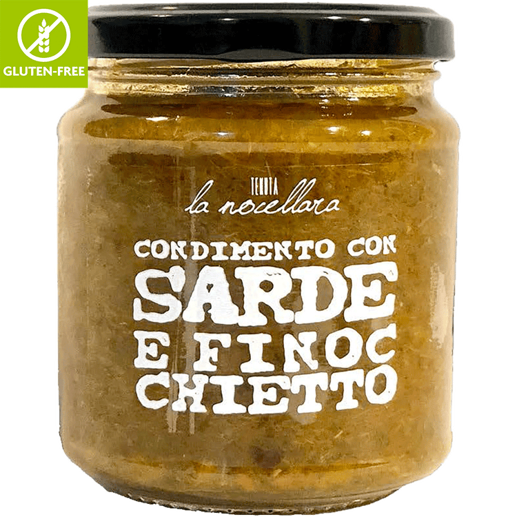 Condimento Sarde e finocchietto - Dolce Vita Shop - La Nocellara - Condimenti e salse