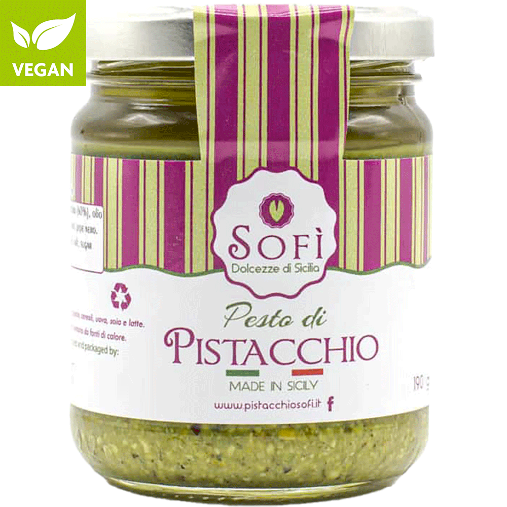 Pesto con 60% di Pistacchio - Dolce Vita Shop - Sofì - Condimenti e salse