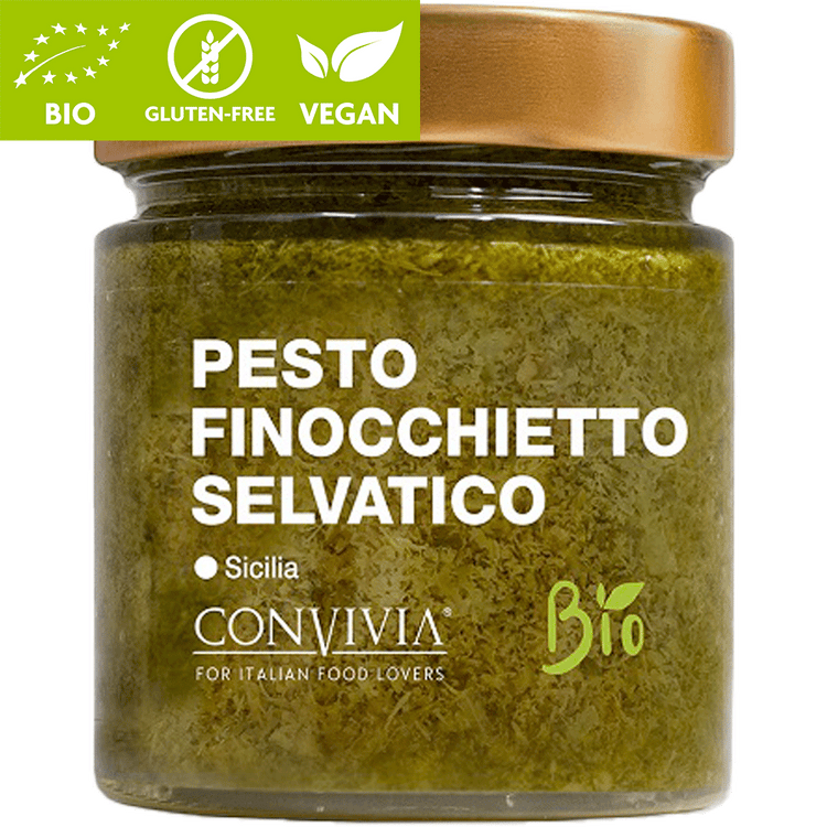 Pesto di finocchietto selvatico Biologico - Dolce Vita Shop - Convivia - Pesto