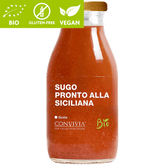 Sugo pronto di pomodoro ciliegino alla siciliana Biologico - Dolce Vita Shop - Convivia - Sugo