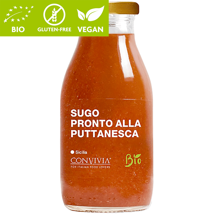 Sugo pronto alla Puttanesca Biologico - Dolce Vita Shop - Convivia - Sugo