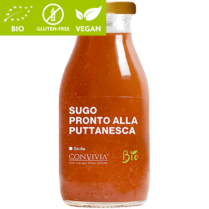 Sugo pronto alla Puttanesca Biologico - Dolce Vita Shop - Convivia - Sugo