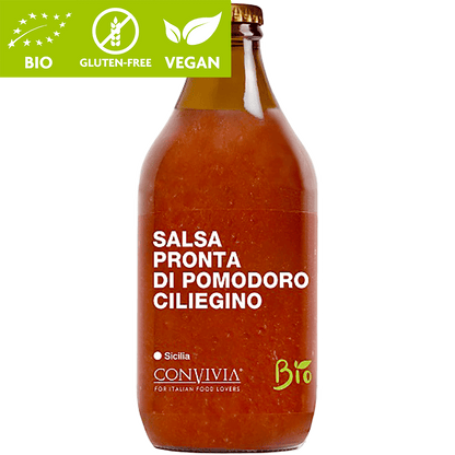 Salsa pronta di pomodoro Ciliegino Biologico - Dolce Vita Shop - Convivia - Sugo
