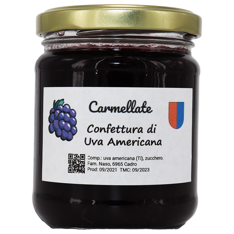 Confettura di uva americana (-50%) - Dolce Vita Shop - Carmellate - Confettura
