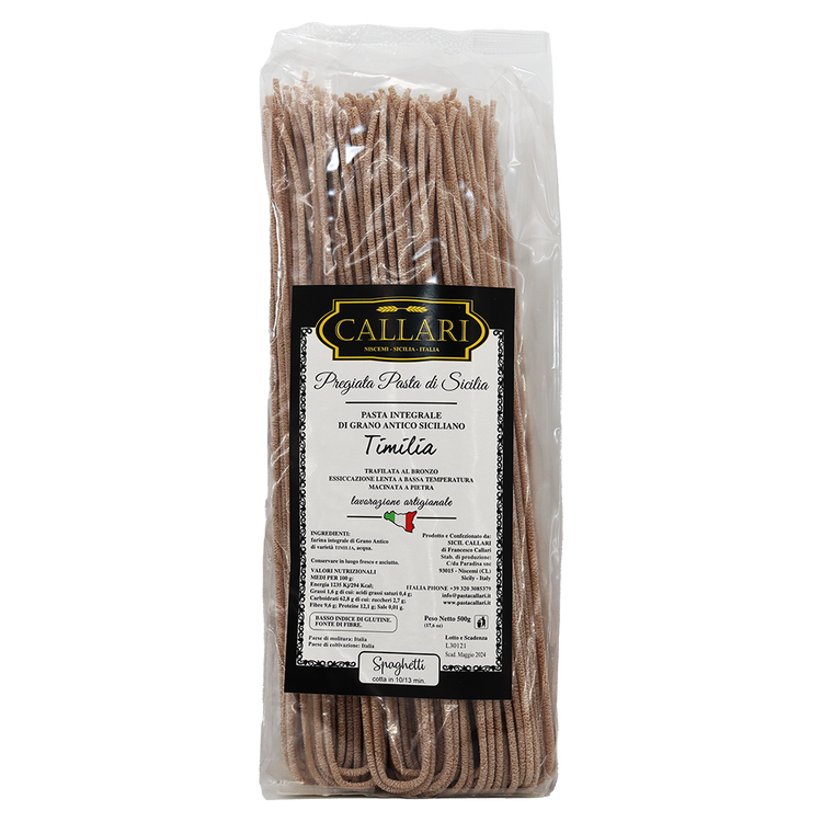 Spaghetti Timilia - Dolce Vita Shop - Callari - Pasta di grano antico
